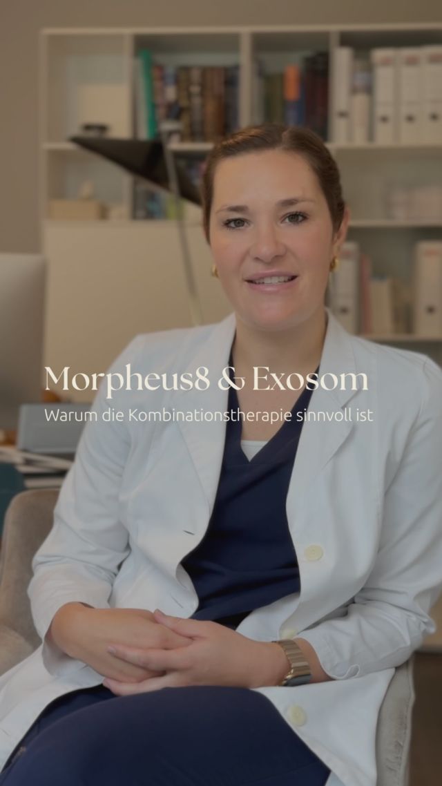 Du wünschst dir straffere Haut und ein frischeres Hautbild – ohne unnatürlich zu wirken?  Morpheus8 kombiniert Mikroneedling mit Radiofrequenz. Dadurch wird die Kollagenproduktion angeregt, die Haut gestrafft und ihre Struktur verbessert.  Exosomen unterstützen zusätzlich die Regeneration, fördern die Heilung und verstärken den Effekt von Morpheus8. Die Kombination sorgt für eine glattere, feinere und sichtbar erholte Haut.  Ob diese Therapie für dich geeignet ist, hängt immer von deiner individuellen Ausgangssituation ab.  👉🏻 Wenn du mehr erfahren möchtest, buche dir gern einen Termin zur Beratung.