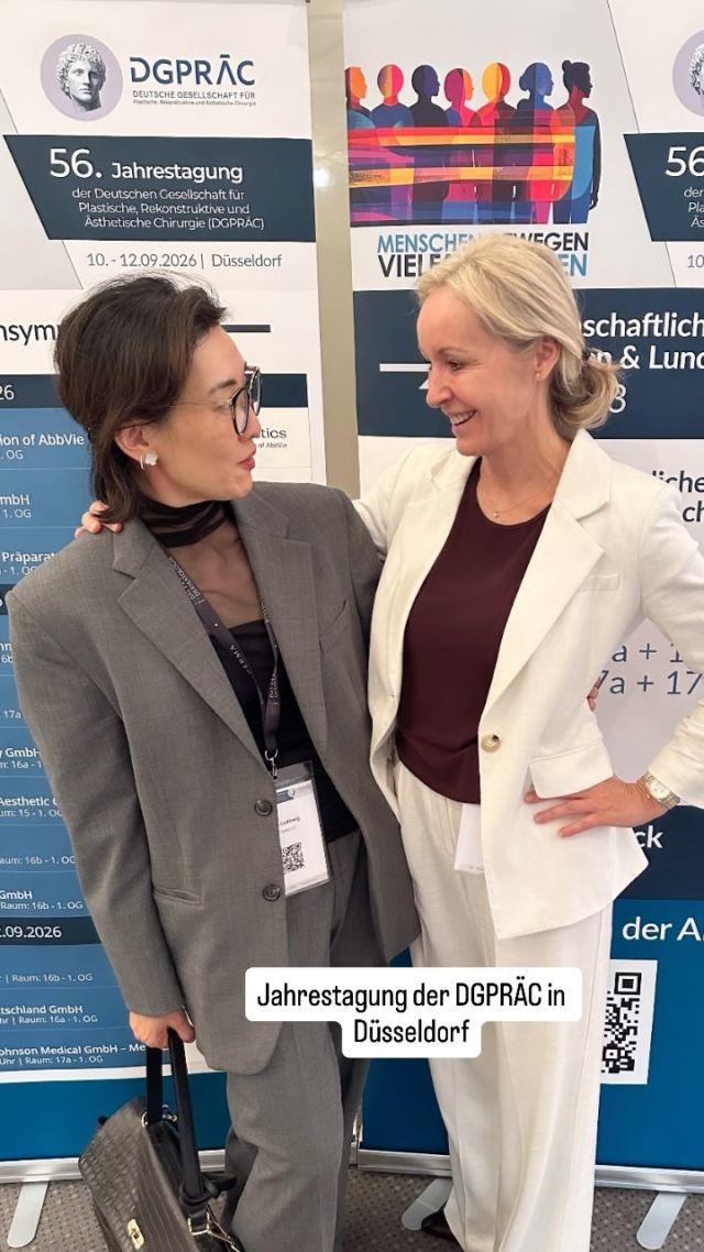 56. Jahrestagung der DGPRÄC: Deutsche Gesellschaft für Plastische Rekonstruktive und Ästhetische Chirurgie in Düsseldorf.
Danke an den Presidenten @dr.dirk.richter und die Tagungspresidenten @plasticsurgery_germany  für dieses beeindruckende Programm.
Es gab ein neues Konzept der Masterclasses zu allen Schwerpunkten der Plastischen Chirurgie wie z.B. Brust und Gesichtschirurgie, die wirklich interessant waren. 
Plastische Chirurgen der @bundeswehr waren da und haben über Ihre Erfahrungen bei Einsätzen in Kriegs-und Kriesenregionen berichtet. 
Es gab eine große Industrieausstellung, wo all die Firmen vertreten waren, die mich in meiner Arbeit mit Ihren innovativen Geräten und Produkten unterstützt und begleiten @galderma.aesthetics.de @inmode_germany 
Und all die Vorträge auf höchstem fachlichen Niveau zu Brust-und Gesichtschirurgie, meine Schwerpunkte. #neverstoplearning